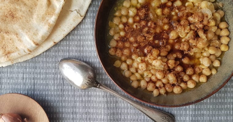 Pois-chiches au cumin ou à la cannelle