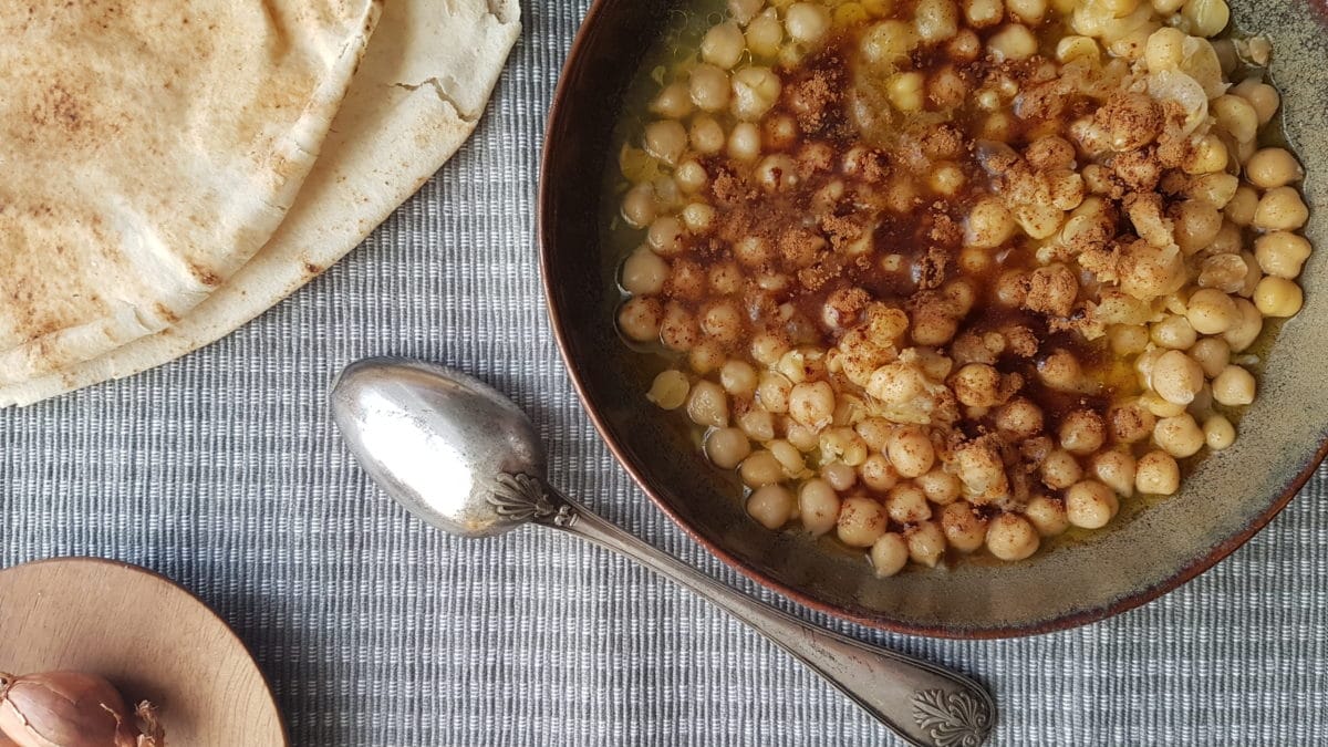 Pois-chiches au cumin ou à la cannelle